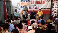 Diskusi bertemakan Jangan Melupakan Sejarah, Pemuda harus Membuat Sejarah di DPP Taruna Merah Putih, Jakarta.  Foto: dok. Taruna Merah Putih