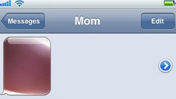 Sebuah chat antara ibu dan anak. Maksud ibu ingin memamerkan foto pemandangan ke sang anak, tapi lensa kameranya tertutup oleh jari si ibu. (Foto: Boredpanda)