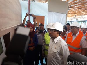 Menhub Tinjau Stasiun Kereta Bandara Sudirman Baru