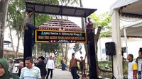 Pantauan di Bukit Hijau Regency (BHR), Medan, Sumatera Utara, Kamis (23/11/2017), masih tampak pekerja membenahi dekorasi ruangan untuk resepsi.
