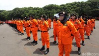 Sebanyak 1.000 kader Badan Penanggulangan Bencana (Baguna) PDI Perjuangan yang mengikuti pelatihan pencarian dan pertolongan tersebut.
