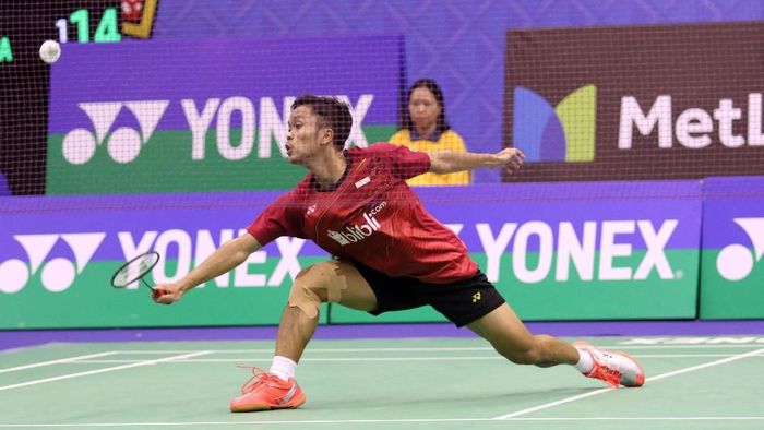 Anthony Sinisuka Ginting tersingkir di babak pertama Hong Kong Terbuka (Tim Humas Dan Media PP PBSI) Anthony Sinisuka Ginting tersingkir di babak pertama Hong Kong Terbuka (Tim Humas Dan Media PP PBSI)