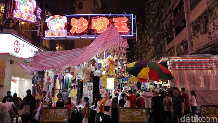 Ladies Market Instagenic di Mong Kok, Hong Kong