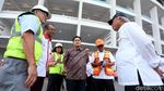 Sri Mulyani dan Basuki Hadimuljono Tinjau Stadion GBK