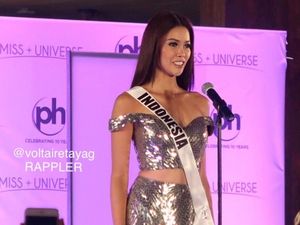 Bunga Jelitha Nangis dan Minta Maaf Gagal Masuk Top 16 Miss Universe 2017