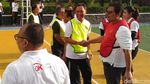 Serunya Bos OJK dan Kemenkeu Tanding Voli