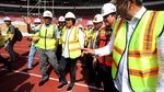 Sri Mulyani dan Basuki Hadimuljono Tinjau Stadion GBK
