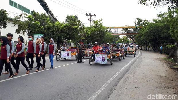 Betor, kendaraan khas Medan yang bakal meriahkan kirab Kahiyang-Bobby. 