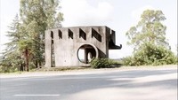 Buah dari perjalanannya itu telah dikumpulkan ke dalam sebuah buku berjudul Soviet Bus Stops. Karya foto Herwig itu tidak selalu dihargai oleh penduduk setempat (Dok. CNN Travel/Christopher Herwig)