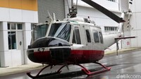 Di sini juga disediakan helikopter.