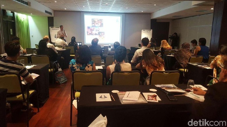 Suasana pertemuan Atout France di Bali (Fitraya/detikTravel) Suasana pertemuan Atout France di Bali (Fitraya/detikTravel)