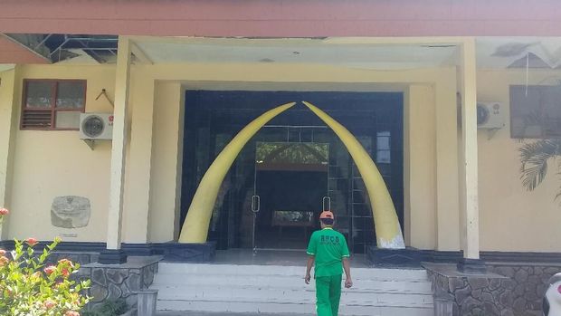 Pintu masuk ke Museum Trinil