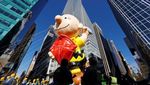 Foto: Balon-balon Karakter Kartun Raksasa di New York
