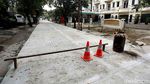 Jalan Pejaten Raya Ditutup Akibat Pengecoran Jalan
