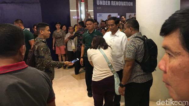 Presiden Jokowi di Sun Plaza Medan / 