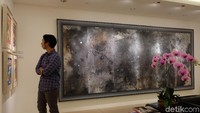 Memperingati 350 tahun Perjanjian Breda, Ciptadana Art Program kali ini mempersebahkan 44 karya dari Made Wianta.  Foto: Tia Agnes/ detikHOT