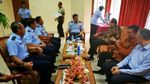 Momen saat CT dan KSAU Resmikan Airforce Mart di Bandara Halim