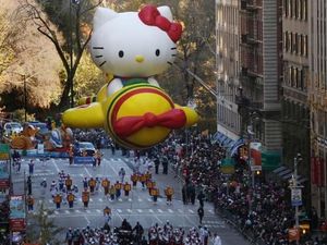Foto: Balon-balon Karakter Kartun Raksasa di New York