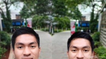 Coba tebak mana foto hasil jepretan Oppo F5? Foto: Adi Fida Rahman/detikINET