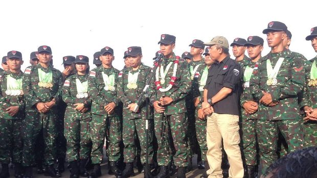 Cerita Kontingen TNI AD yang Pecahkan Rekor di Lomba Tembak AARM 2017