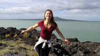 Gronya Somerville adalah pebulutangkis asal Australia. Ia bukan hanya suka bermain badminton saja, tetapi gemar traveling juga lho! (Instagram/gronyasomerville)