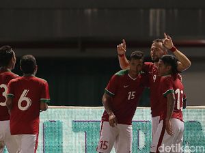 Sempat Tertinggal, Indonesia Sementara Imbangi Guyana 1-1