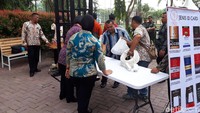 Paspampres telah bersiaga sejak pagi melakukan pengamanan.