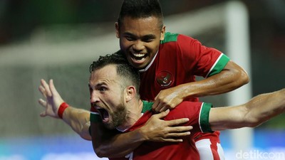 Spasojevic Menangkan Indonesia atas Guyana