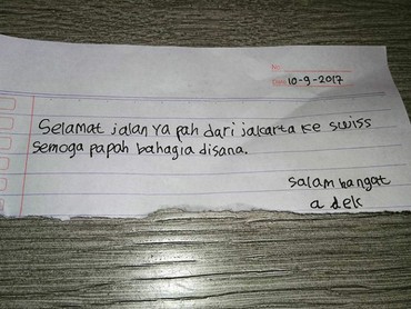 Foto: So Sweet! Surat-surat dari Anak untuk Ayah Bundanya