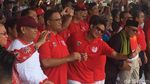 Aksi Anies dan Sandi Menari Massal di Kirab Kebangsaan