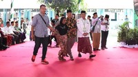 PBNU melalui NU Care - Lazisnu telah menggalang dana untuk membangun kembali rumah Inak Maunah. Istimewa/Junaidi/PBNU.