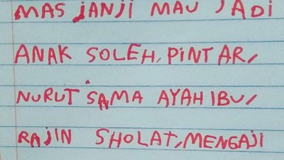 Foto: So Sweet! Surat-surat dari Anak untuk Ayah Bundanya