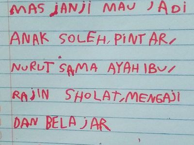 Foto: So Sweet! Surat-surat dari Anak untuk Ayah Bundanya