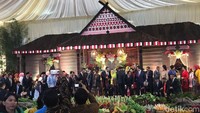 Hampir semua menteri Kabinet Kerja hadir di resepsi Kahiyang-Bobby (Foto: Ray Jordan/detikcom)