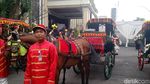Foto: Ornamen Mandailing dan Bunga di Kereta Kencana Kahiyang-Bobby