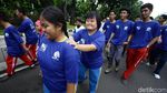 Ratusan Penyandang Disabilitas Ikuti Gerak Jalan Sehat