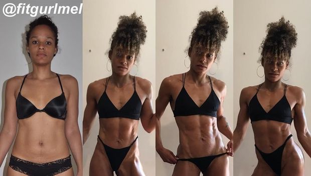 Butuh waktu lama bagi Melissa untuk mendapatkan tubuh seksi beroto