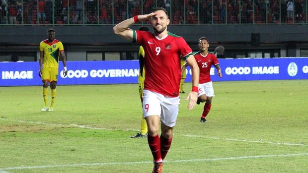 Ilija Spasojevic mulai berkarier di Timnas Indonesia sejak 2017.