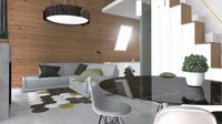 Rumah ini juga didesain hemat energi dengan memungkinkam vahaya matahari masuk ke dalam rumah. Rumah juga bisa dilengkapi dengan balkon lantai atas dari kamar tidur dan ruang dek di lantai dasar. Istimewa/Inhabitat.