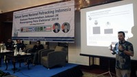 Hal itu disampaikan Direktur Eksekutif Poltracking Indonesia Hanta Yuda dalam pemaparan survei di Hotel Sari Pan Pacific, Jalan MH Thamrin, Jakarta, Minggu (26/11/2017). Pool/Poltracking.