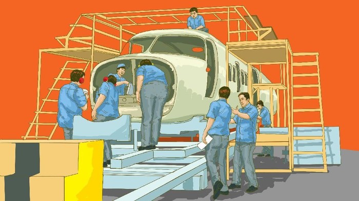 Ilustrasi Pesawat R80