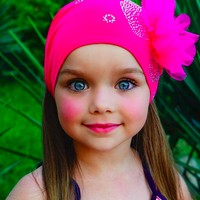 Di usianya yang masih sangat kecil ini, Anastasiya sudah dikenal sebagai model di bawah naungan President Kids Management. Foto: Instagram