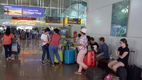 Suasana di Bandara Ngurah Rai, Bali, Minggu (26/11) (Foto: Dok. ANTARA Foto/Nyoman Budhiana)