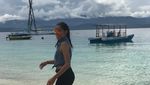 Foto: Gaya Liburan Cantik Bunga Jelitha
