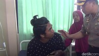 Begini kondisi salah seorang korban, tangannya membengkan dan menghitam. Foto: dok. Istimewa