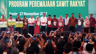 Jokowi Bertemu Petani Sawit di Sumut