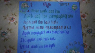 Pesan Lucu dalam Surat Anak yang Bikin Senyum-Senyum Sendiri