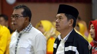 Diskusi ini digelar atas inisiatif kader yang tergabung dalam Ormas Trikarya Partai Golkar, yakni DPD Musyawarah Kekeluargaan Gotong Royong (MKGR), PDK Kesatuan Organisasi Serbaguna Gotong Royong (Kosgoro) 1957, dan Depidar Sentral Organisasi Karyawan Swadiri Indonesia (SOKSI). Pool/Kosgoro.