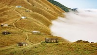 Ada pula hamparan sabana hijau berbatas dengan taman-taman kota yang tak ada habisnya di bawahnya. Cantik! (Dok. HKTB)