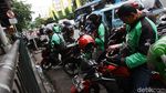 Dilarang Parkir, Ojek Online Tetap Ngetem